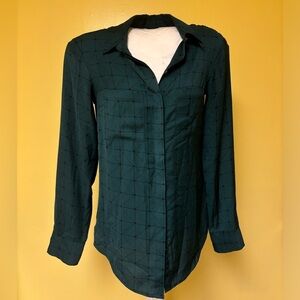 Blouse dark teal
